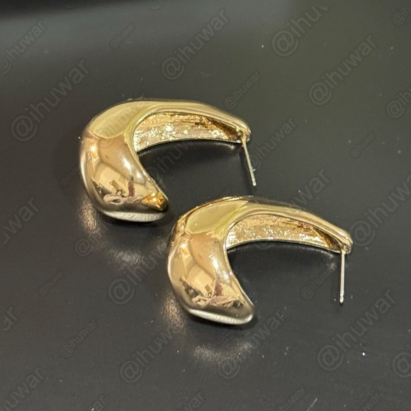 House Of Harlow 1960 Chunky Dome Tear Drop Earrings - Picture 3 of 11